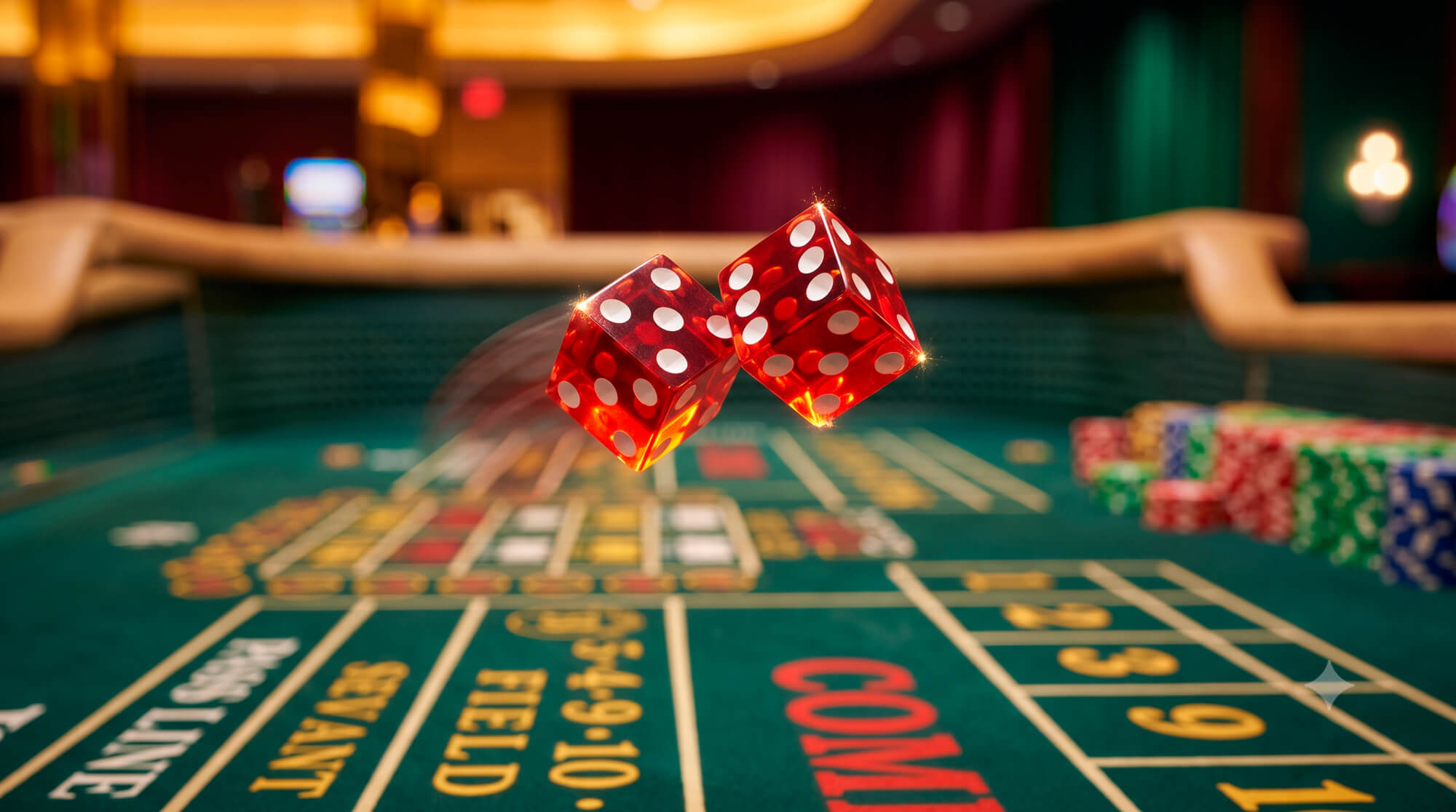 Craps: a mesa mais barulhenta (e mais mal explicada) do cassino